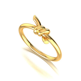 Elegant Knot Silver Ring featuring a sophisticated knot design crafted in high-quality sterling silver.
