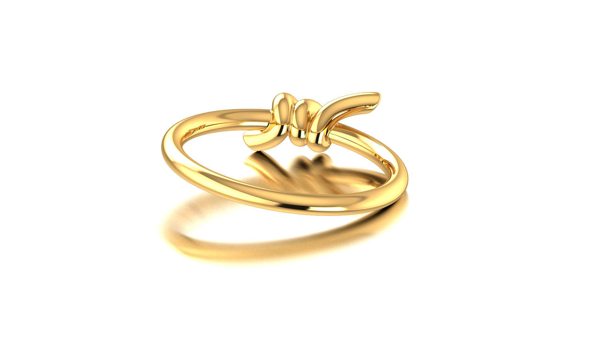 Elegant Knot Silver Ring featuring a sophisticated knot design crafted in high-quality sterling silver.