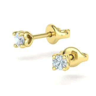 High-polished Heart Stud Earrings with beautifully shaped heart design, symbolizing love and elegance, perfect for any occasion.