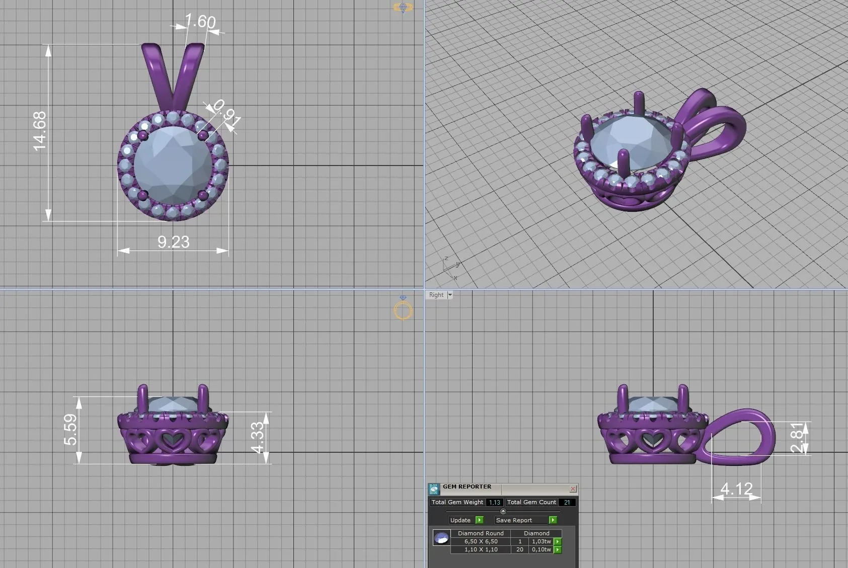 High-polished Radiant Halo Pendant Necklace with a central gemstone surrounded by a halo of sparkling accents, symbolizing elegance and brilliance, perfect for any occasion.