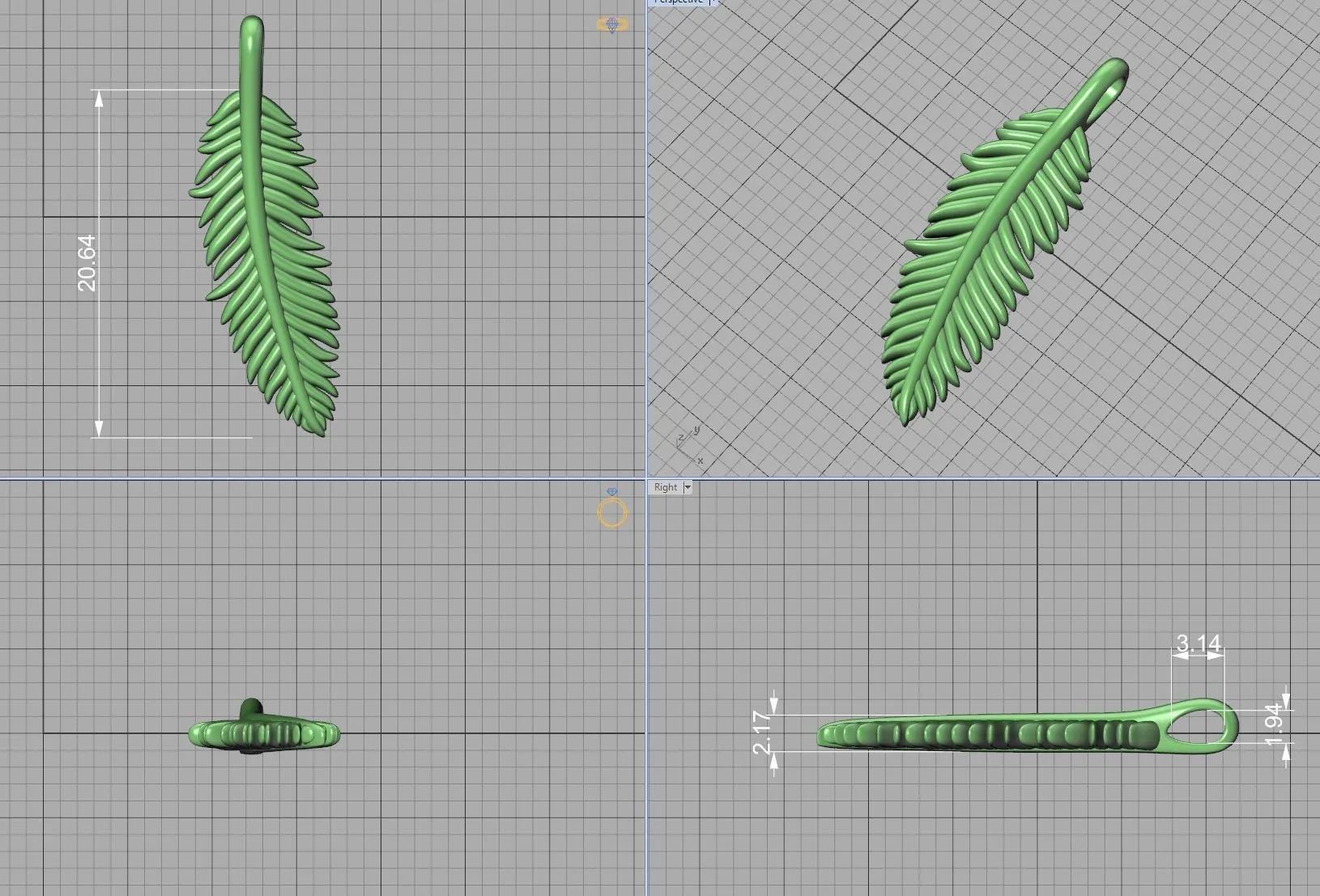 High-polished Ethereal Feather Necklace with an intricate feather design, symbolizing grace and elegance, perfect for any occasion.