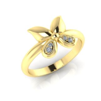 Elegant Bow Silver Ring with Chic Bow Design