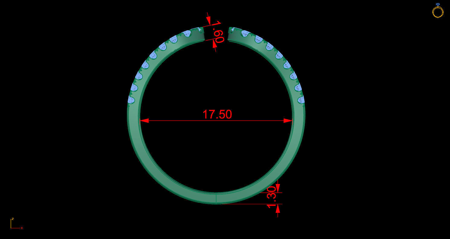 Elegant split silver ring with a unique design and sparkling finish.