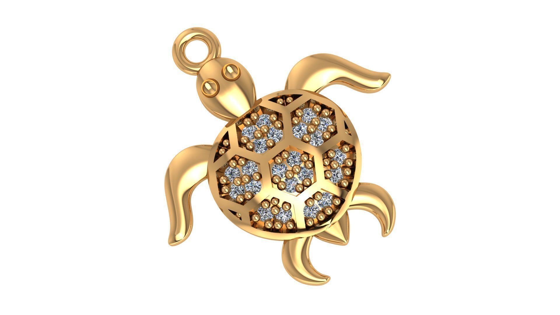 Sterling silver Sea Turtle Charm Pendant featuring an intricately detailed sea turtle design, perfect for ocean lovers.