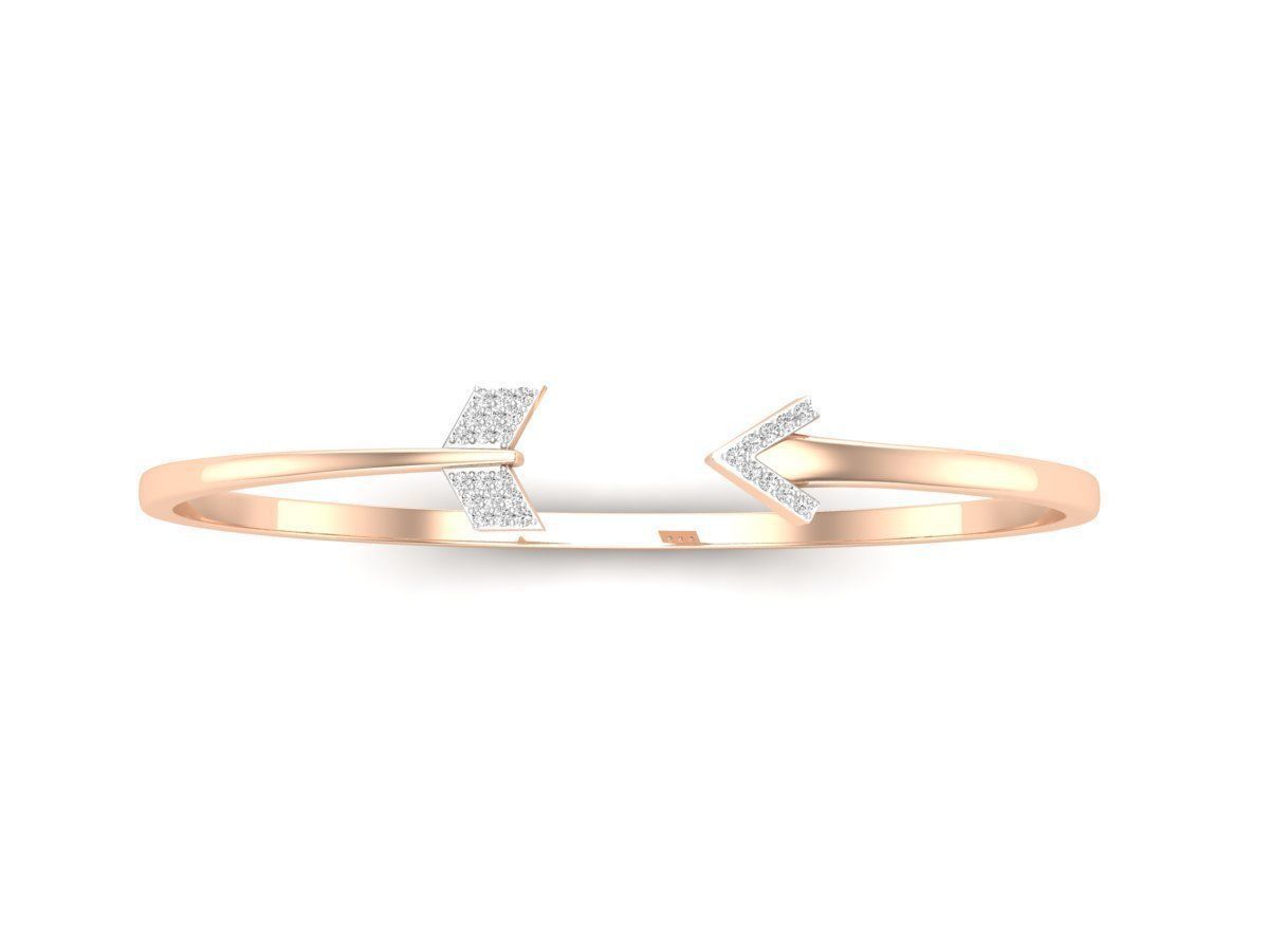 Sparkling Arrow Silver Bracelet featuring a sleek, modern arrow design in sterling silver.
