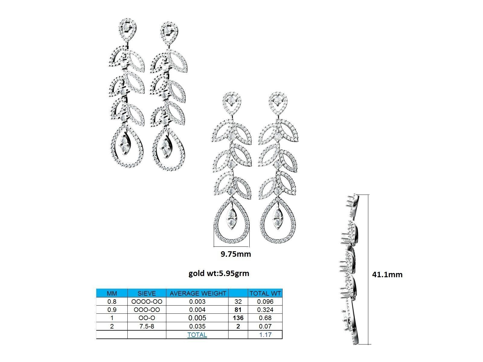 Elegant Leaf Drop Silver Earrings with intricate leaf and teardrop design