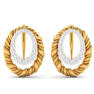 Elegant Twisted Silver Earrings showcasing a sophisticated twisted design