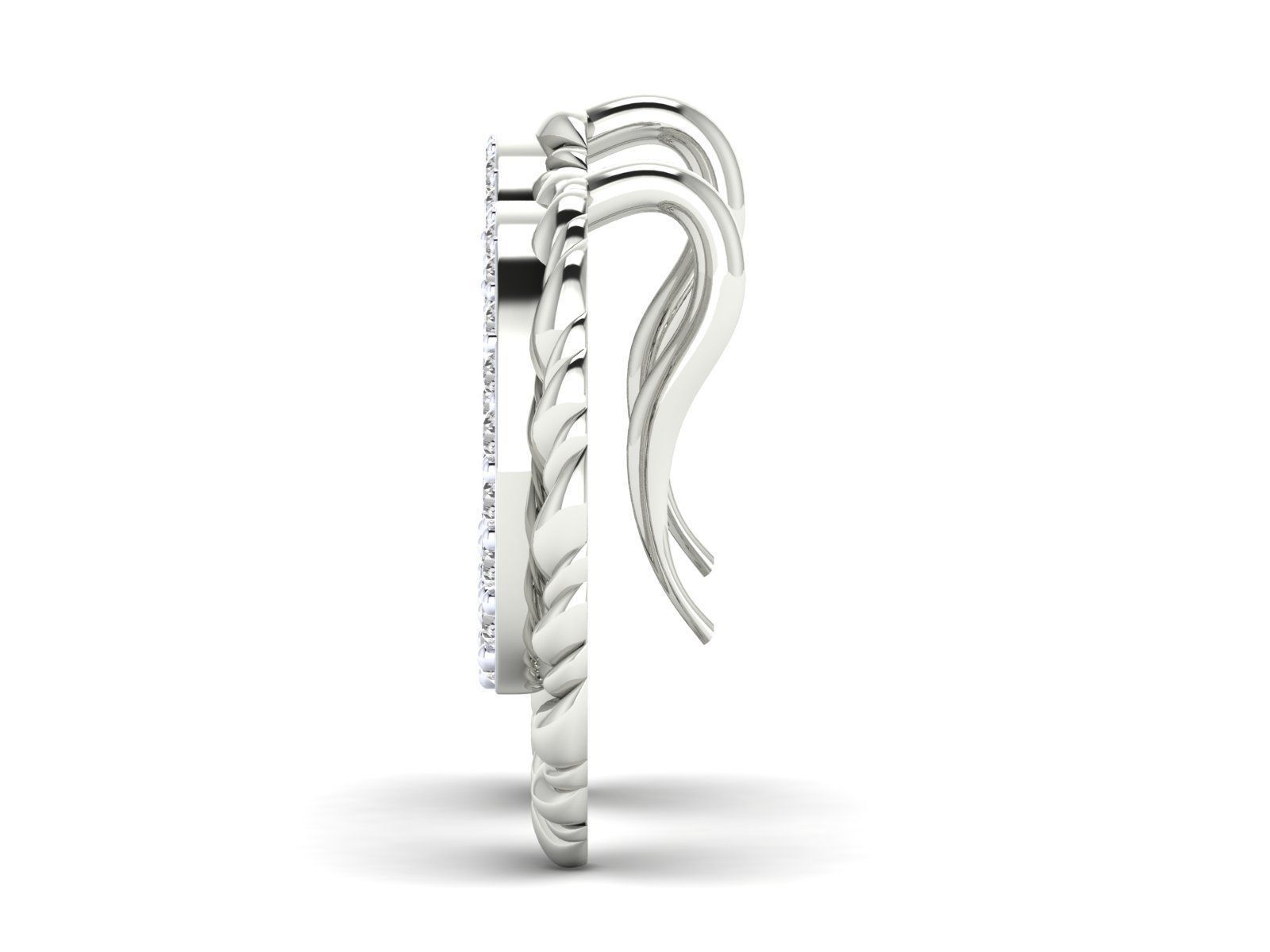 Elegant Twisted Silver Earrings showcasing a sophisticated twisted design