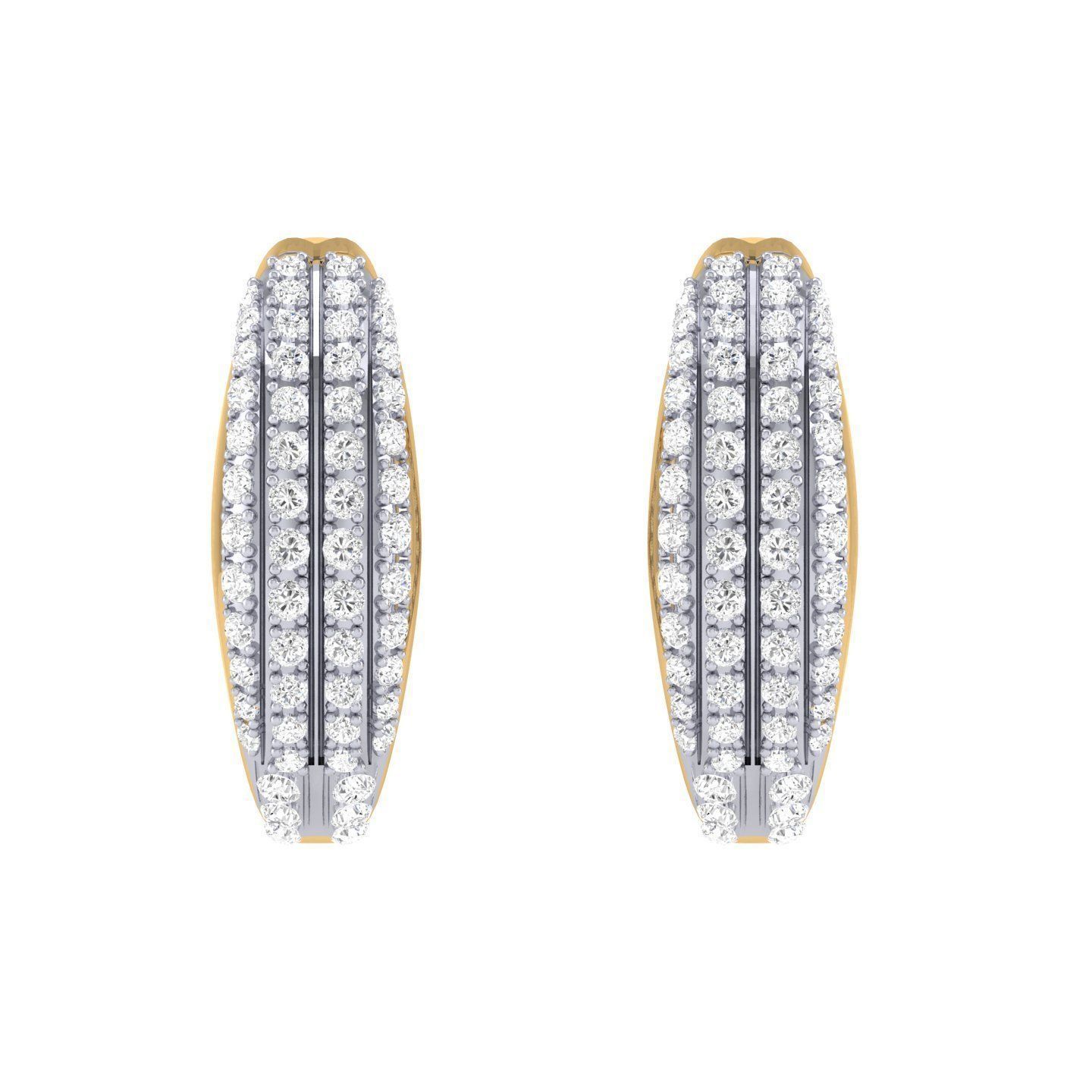 Sleek Luxe Silver Hoop Earrings