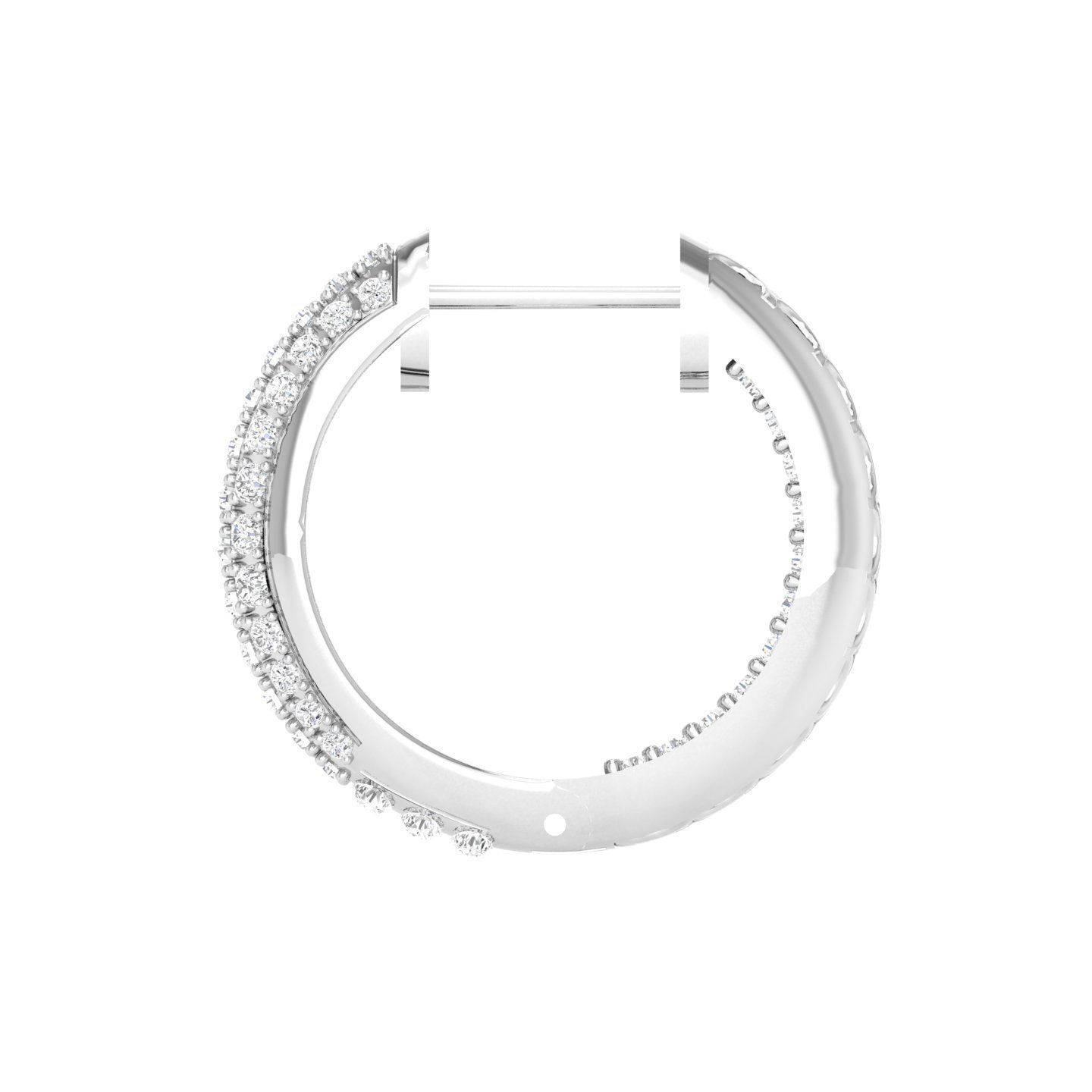 Sleek Luxe Silver Hoop Earrings