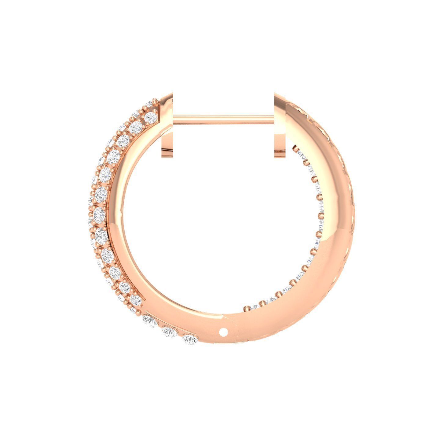 Sleek Luxe Silver Hoop Earrings