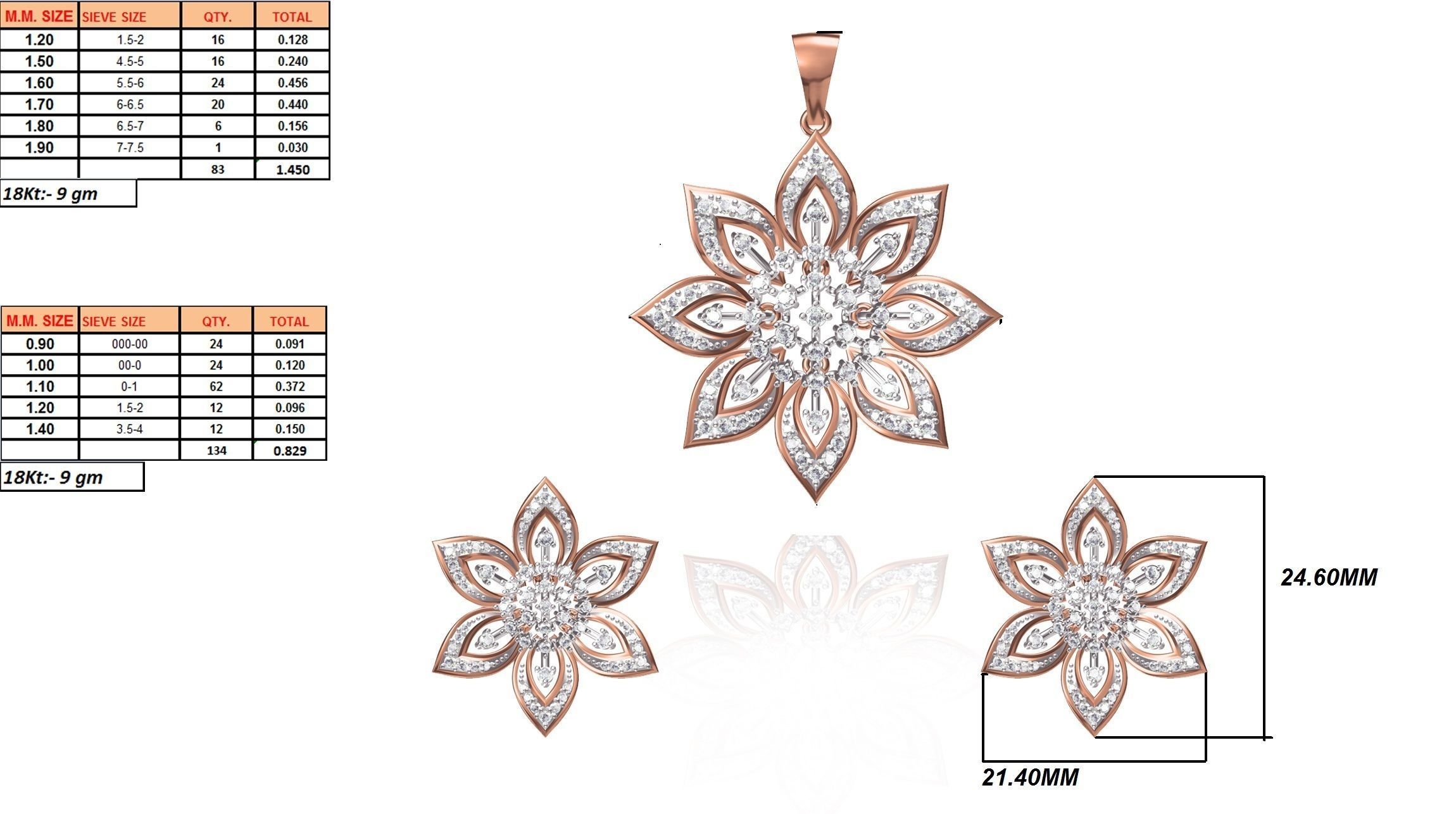 Sparkling Floral Stud Earrings with intricate silver design and shimmering details.