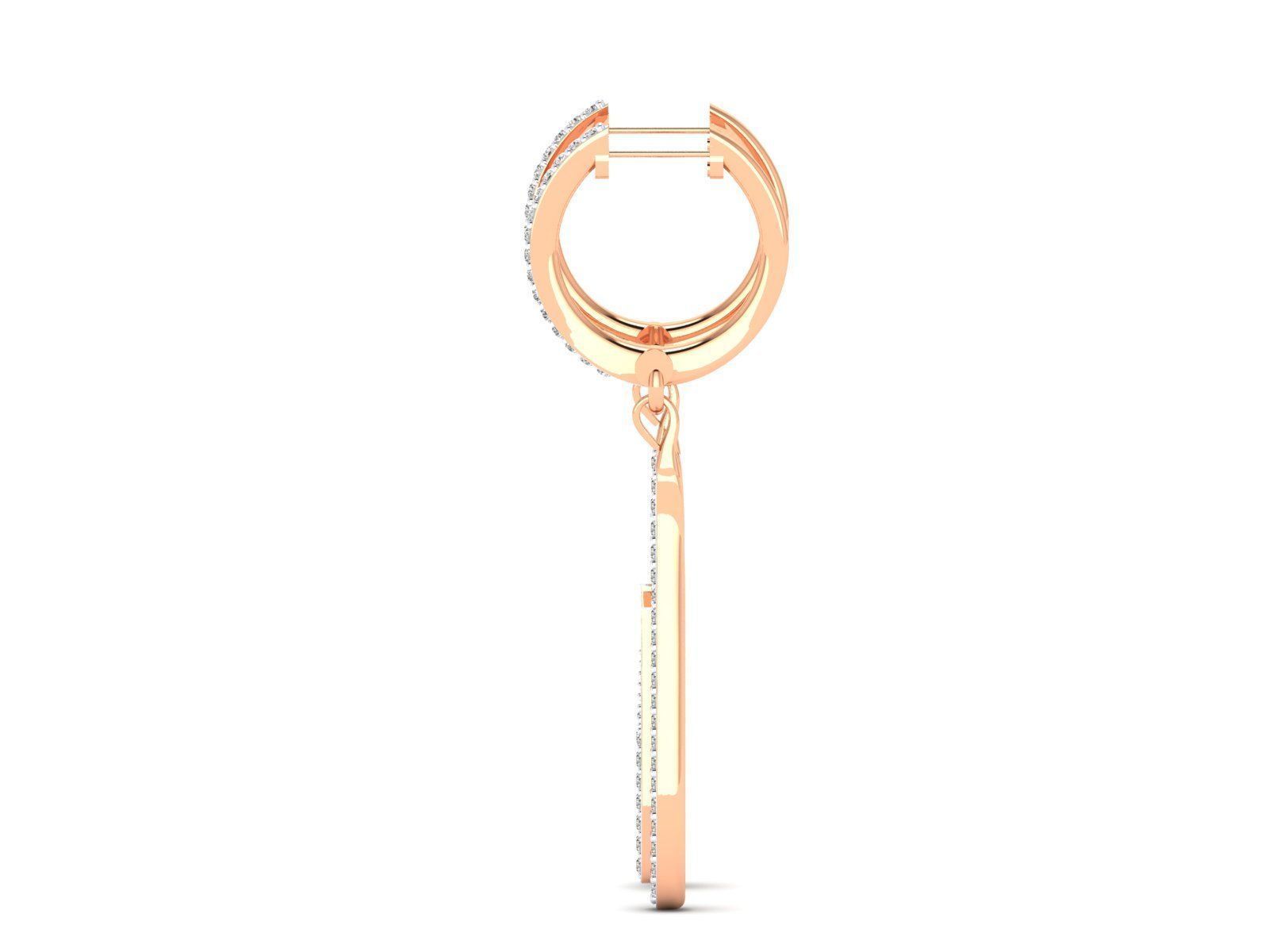 HFS-E031 (3) Radiant Silver Dangle Drops with elegant gemstone accents.