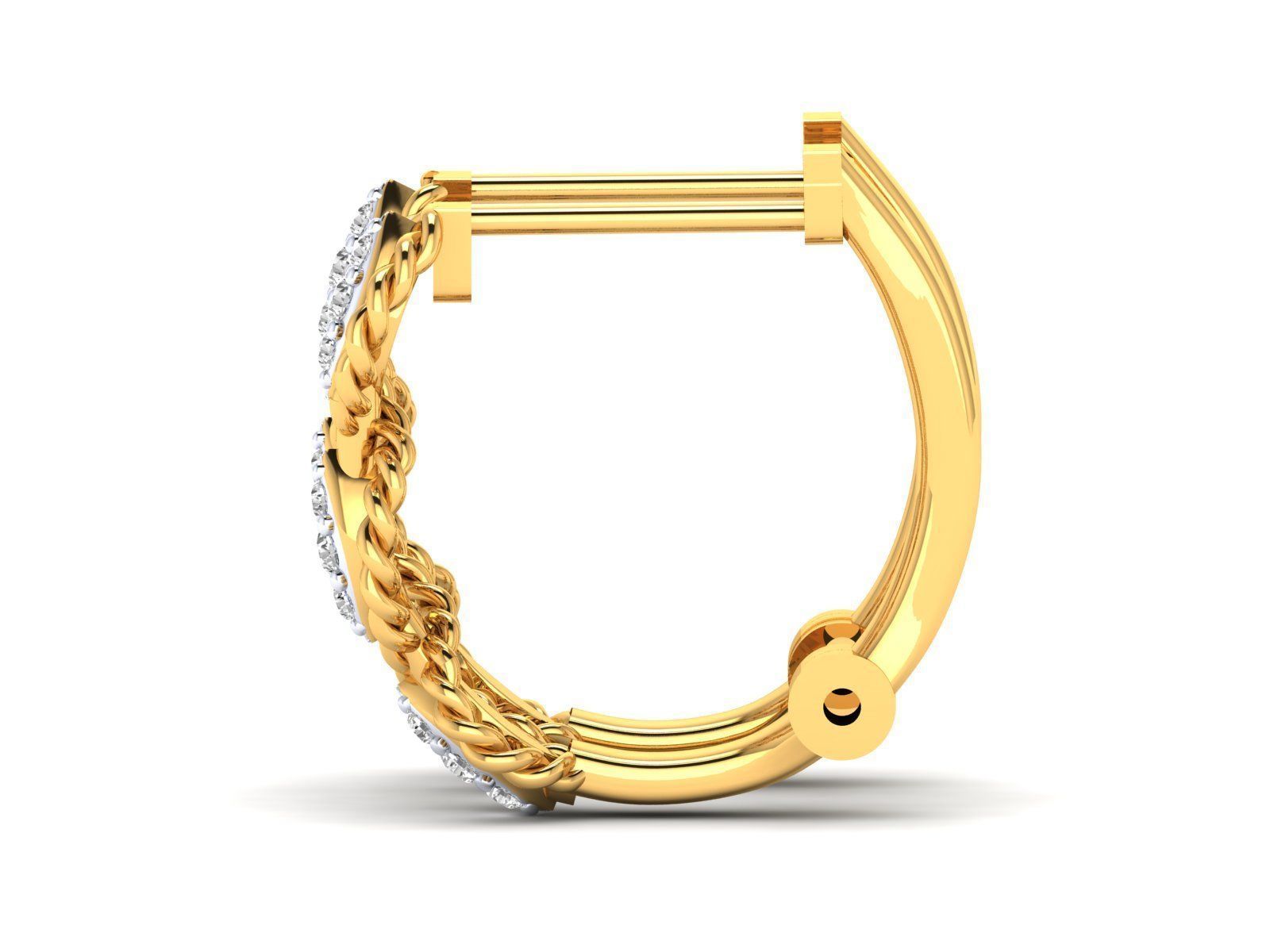 Twisted Rope Silver Hoops featuring a unique and elegant design.