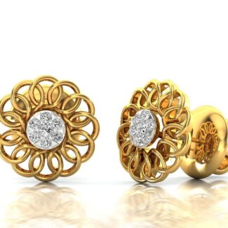 Sparkling Filigree Silver Earrings featuring intricate filigree design.