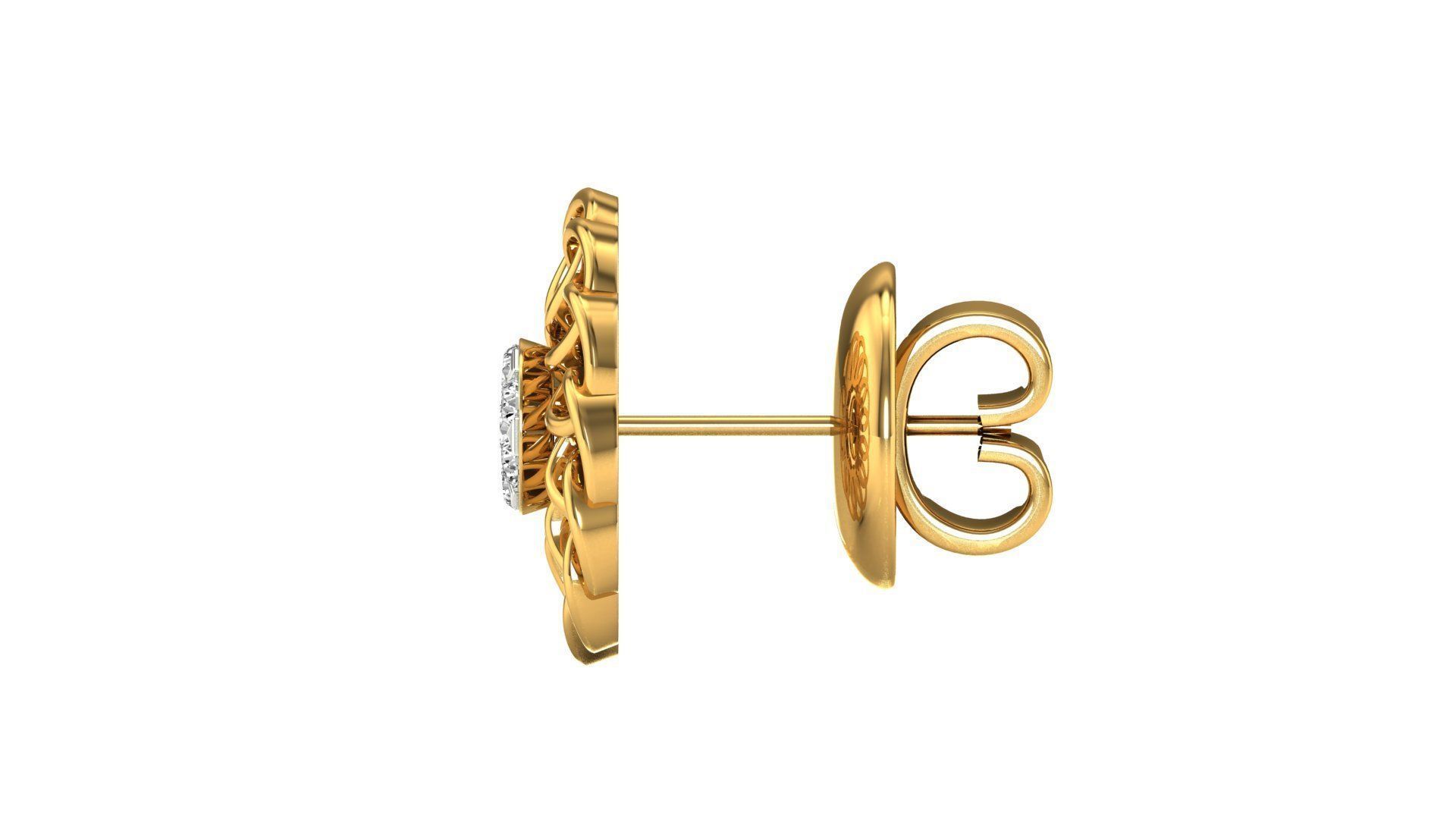 Sparkling Filigree Silver Earrings featuring intricate filigree design.