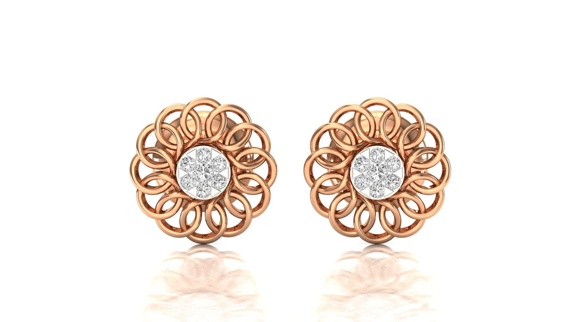 Sparkling Filigree Silver Earrings featuring intricate filigree design.