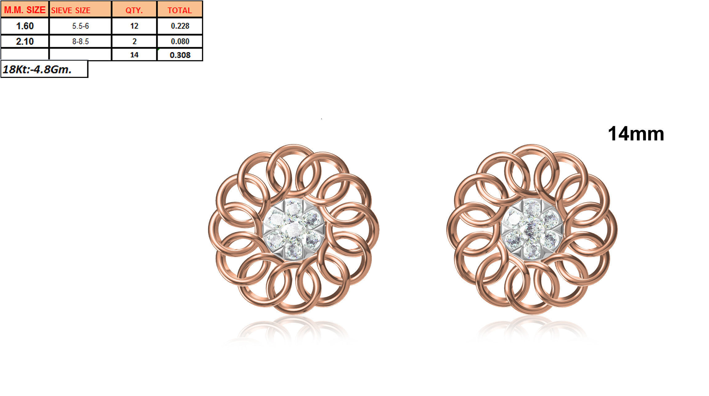 Sparkling Filigree Silver Earrings featuring intricate filigree design.