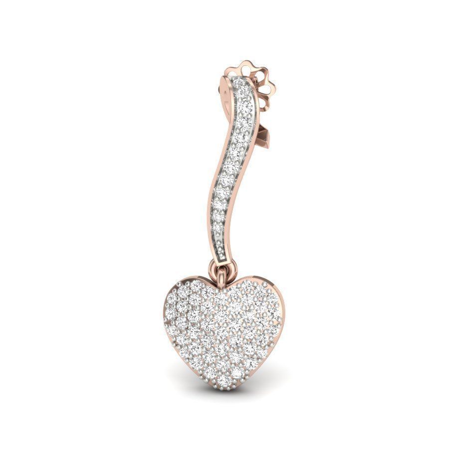Radiant Heart Drop Earrings made from high-quality silver with sparkling heart-shaped drops.