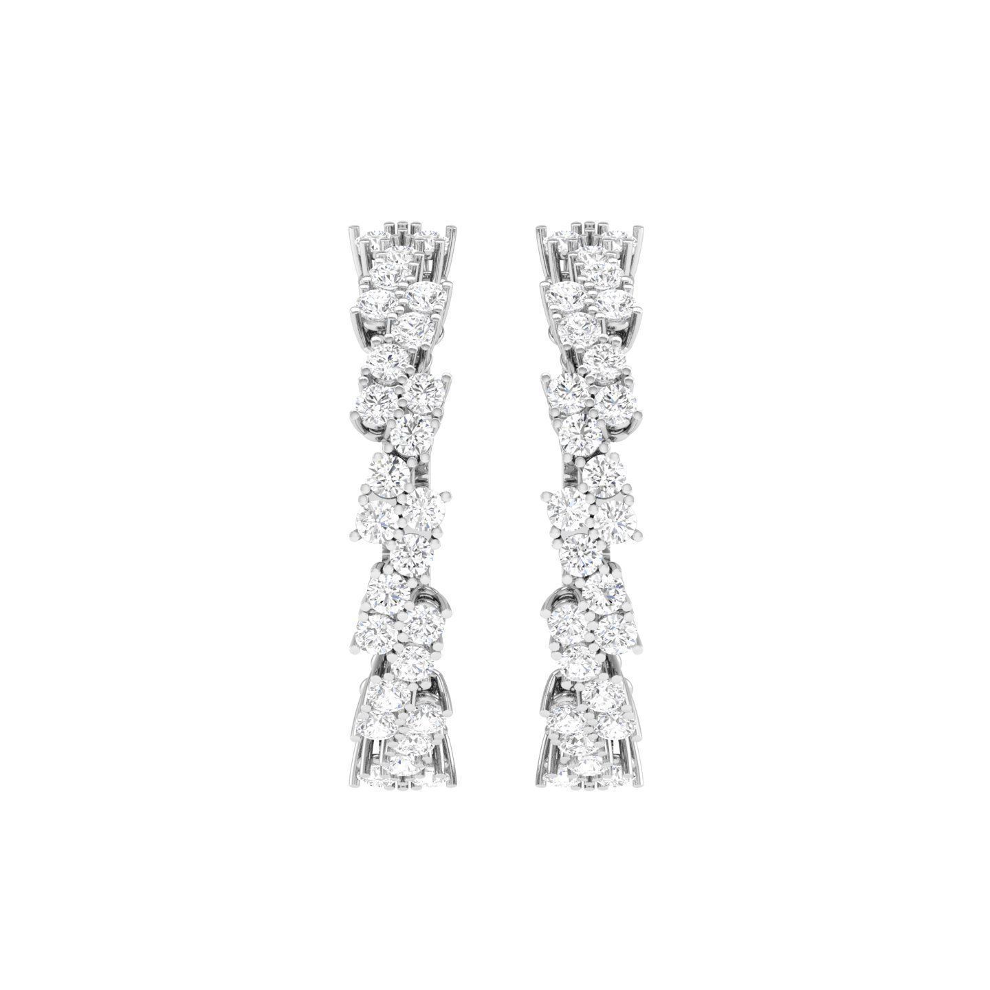Radiant Elegance Hoop Earrings with high-polished finish and timeless shine.