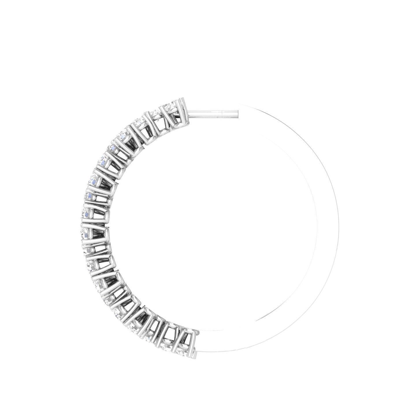 Radiant Elegance Hoop Earrings with high-polished finish and timeless shine.