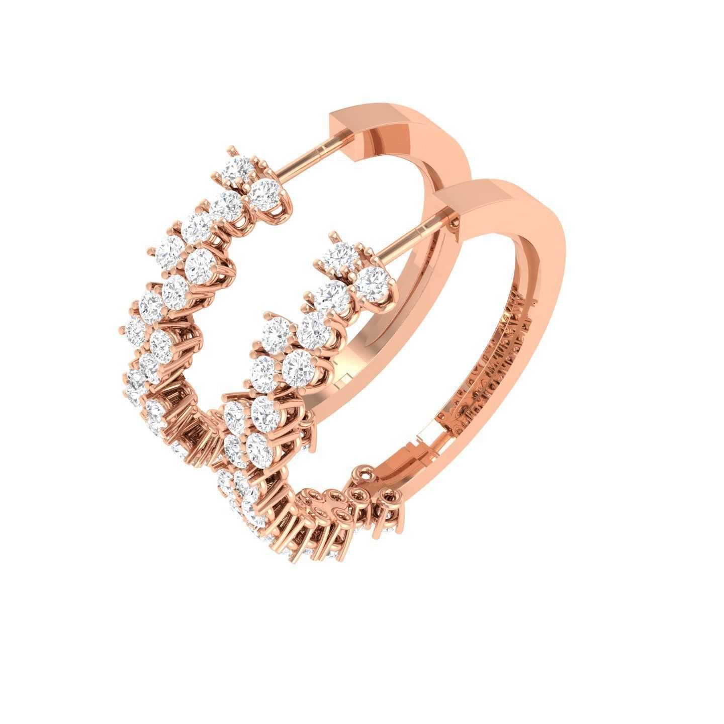 Radiant Elegance Hoop Earrings with high-polished finish and timeless shine.