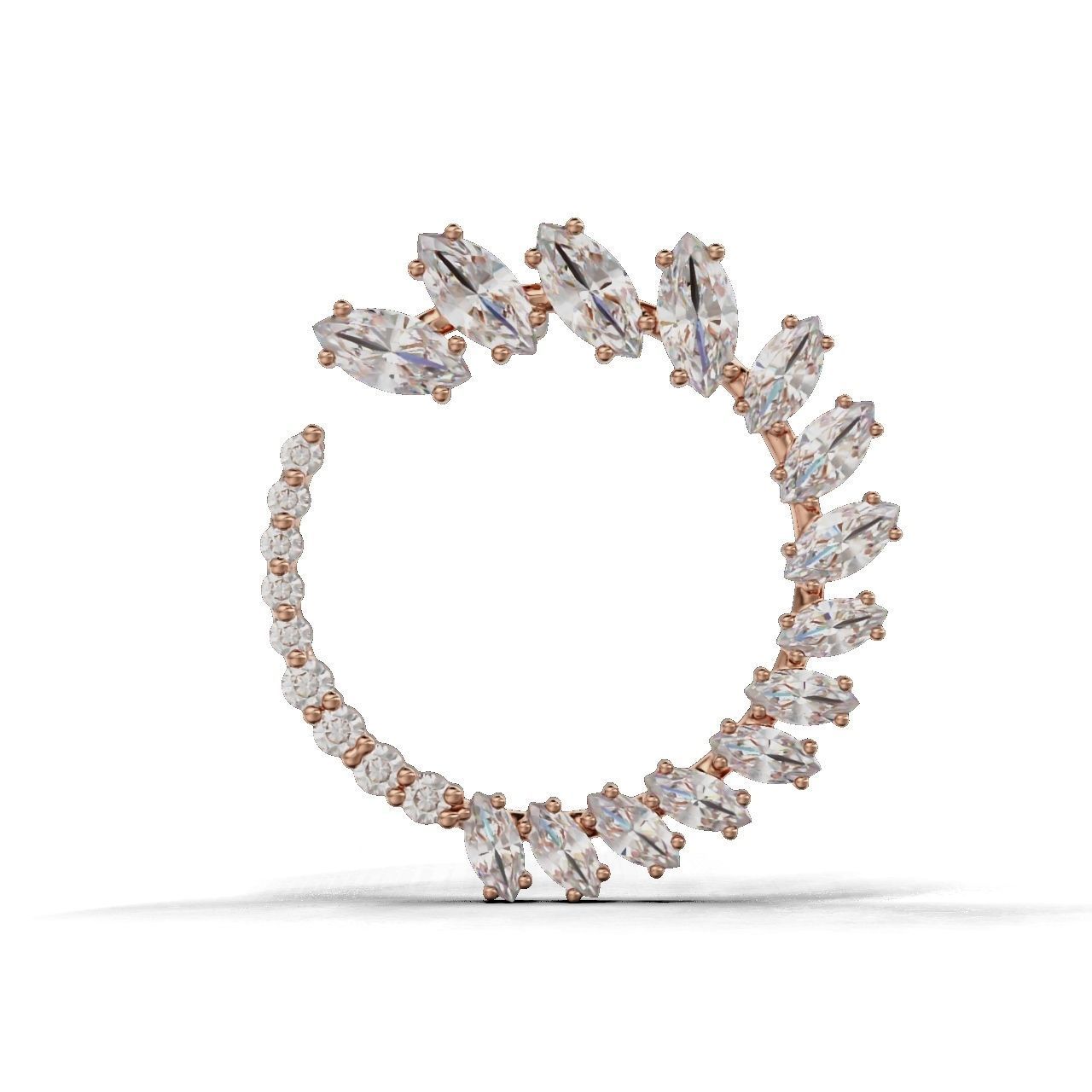 Radiant Rectangular Stone Earrings in Silver 925 with a sleek design and sparkling stones.