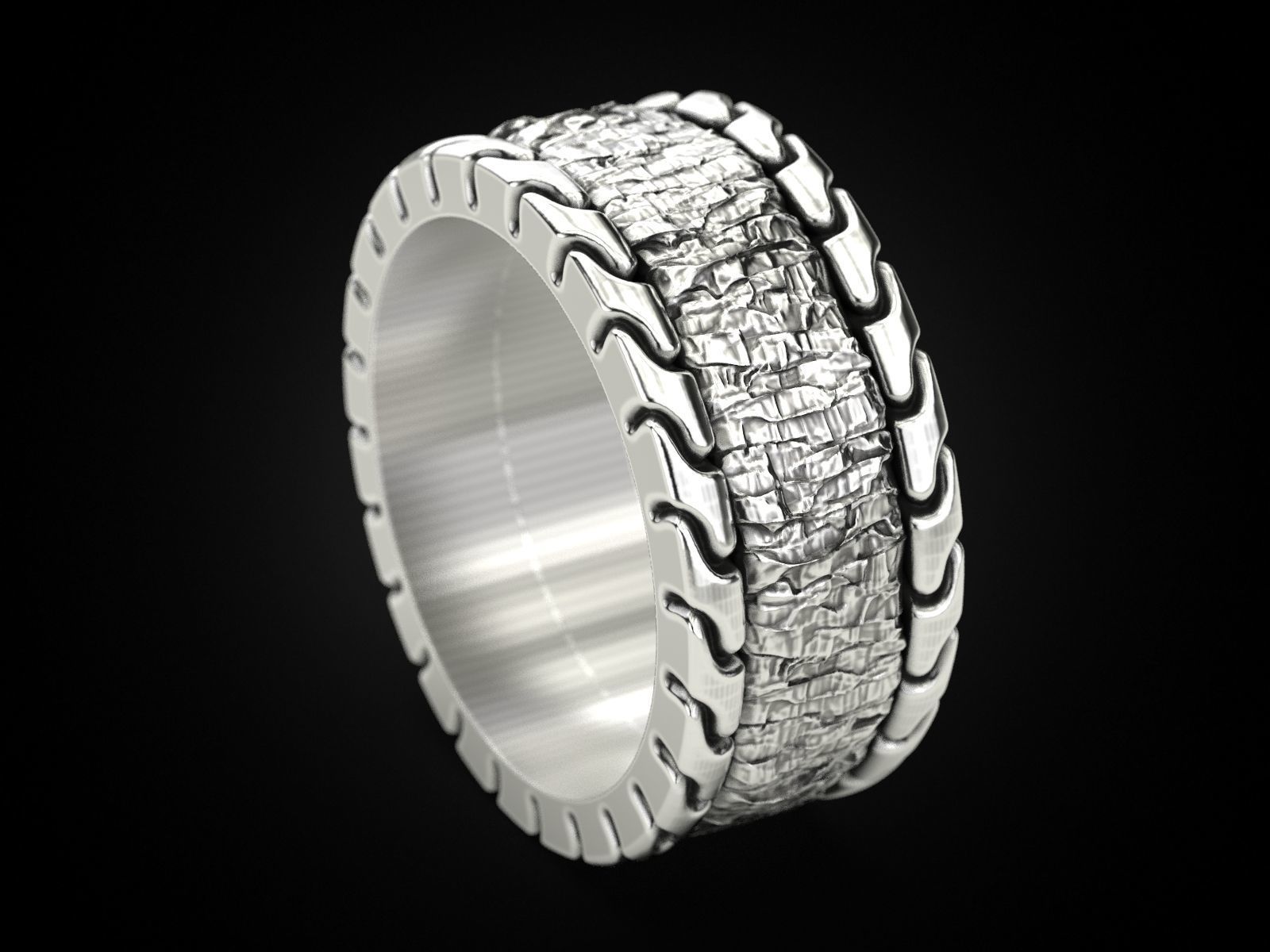 Radiant Luminous Sparkle Silver Ring with a dazzling design crafted from high-quality Silver 925.