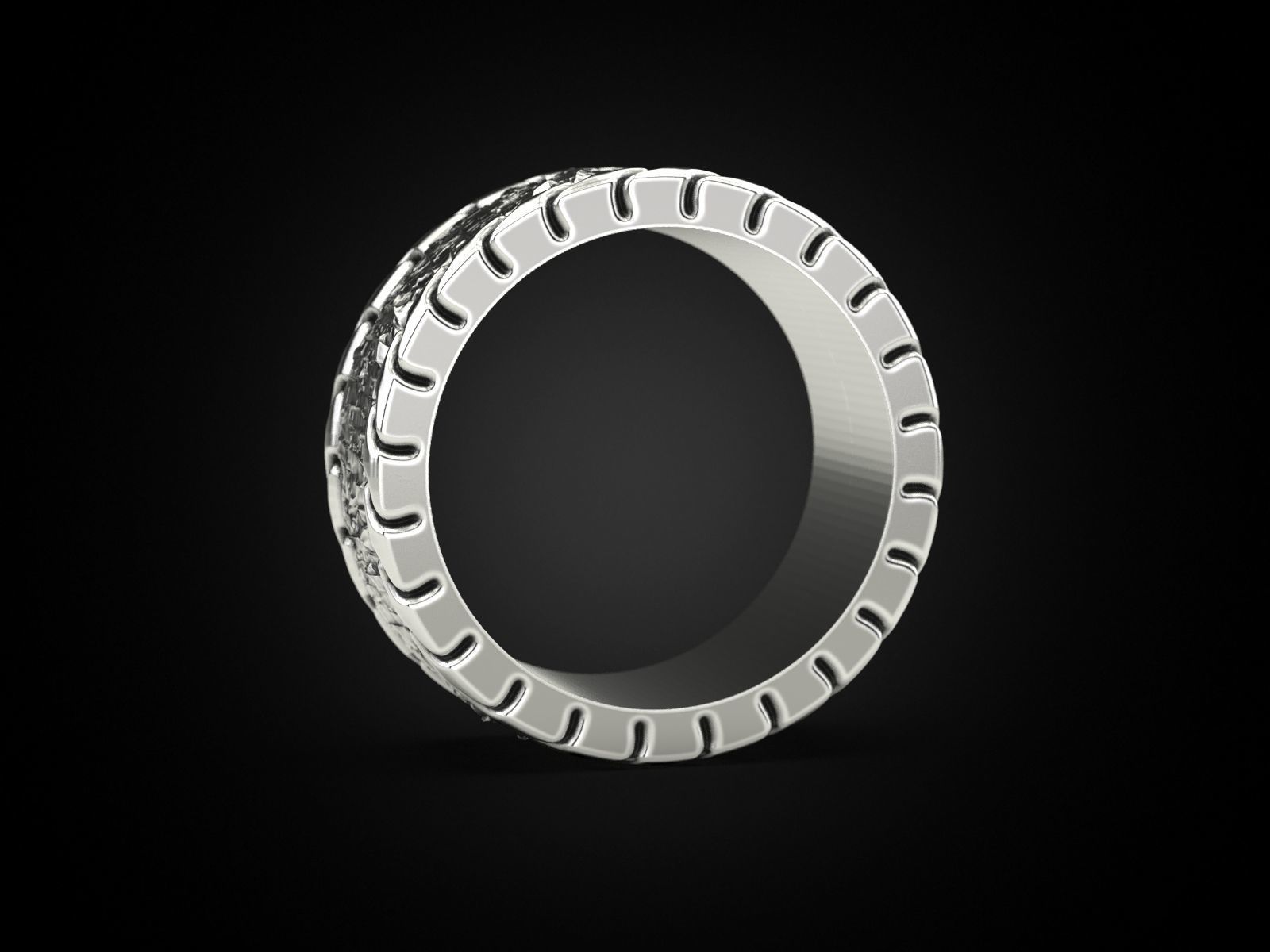 Radiant Luminous Sparkle Silver Ring with a dazzling design crafted from high-quality Silver 925.