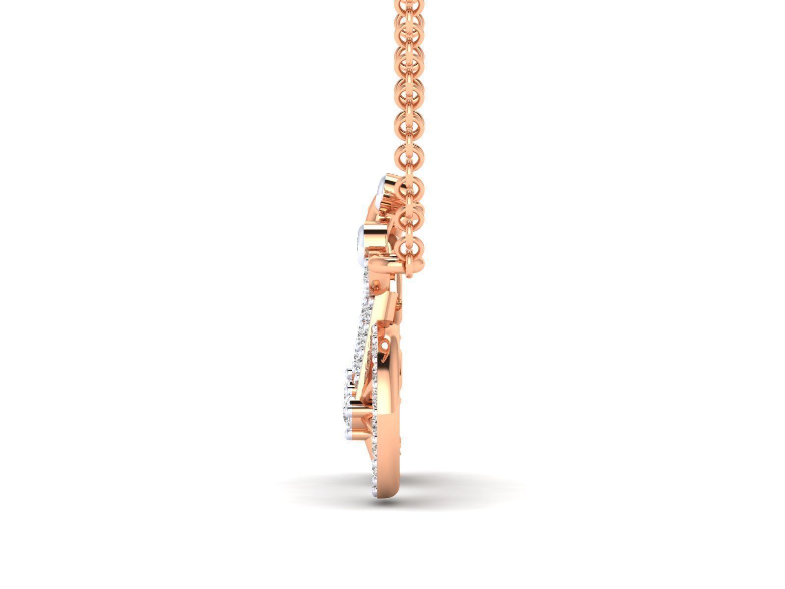 HFS-N011 (8) Silver Sparkling Bicycle Necklace featuring a sparkling bicycle charm design.