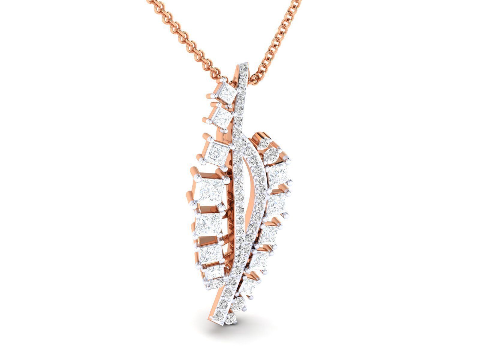 Radiant Swirl Silver Necklace with an elegant swirl design