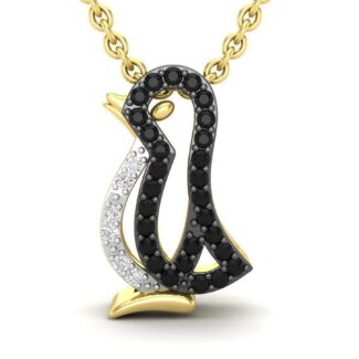 Sparkling Penguin Silver Necklace with a charming penguin pendant