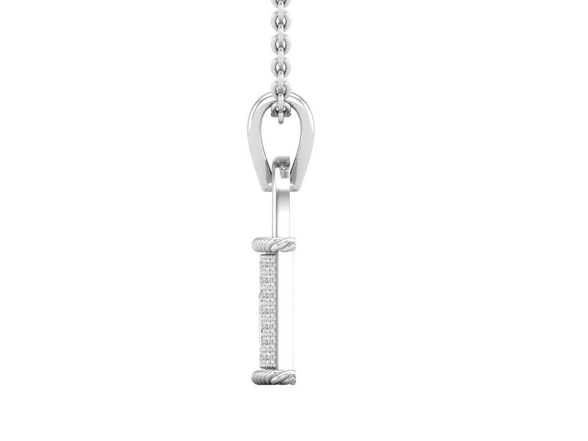 HFS-N036 (7) Sparkling Silver Lock Necklace featuring a gleaming silver lock pendant.