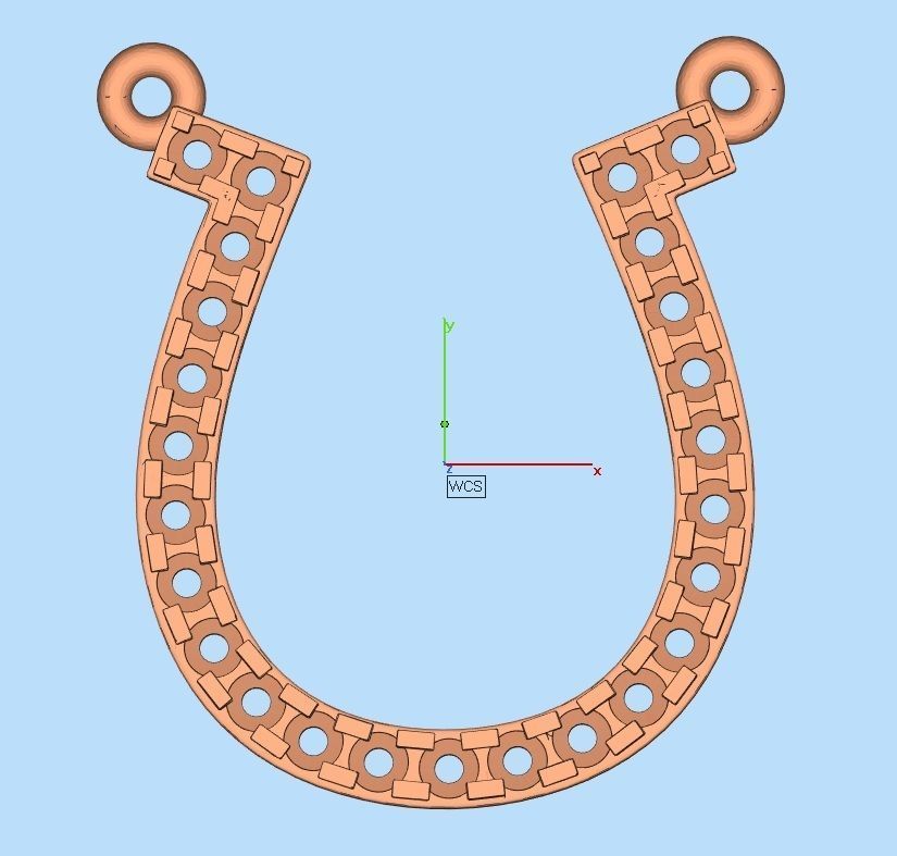 HFS-N038 (7) Sparkling Horseshoe Silver Necklace with a dazzling horseshoe pendant crafted in sterling silver.