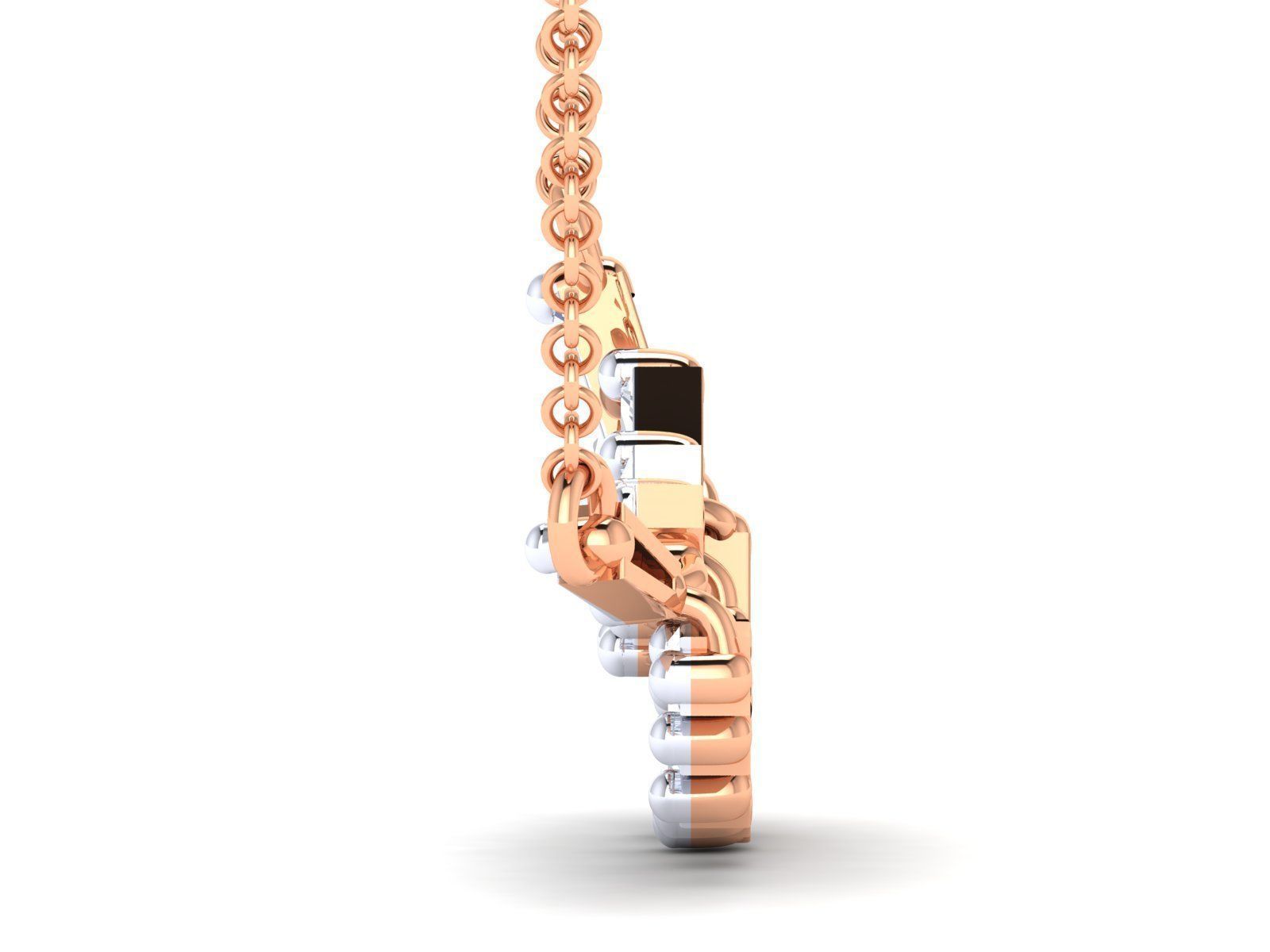 Glittering Silver Feather Necklace featuring a sleek, feather-inspired design with a polished silver finish.