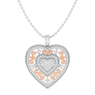 Luminous Heart Silver Ring with a radiant heart-shaped design.