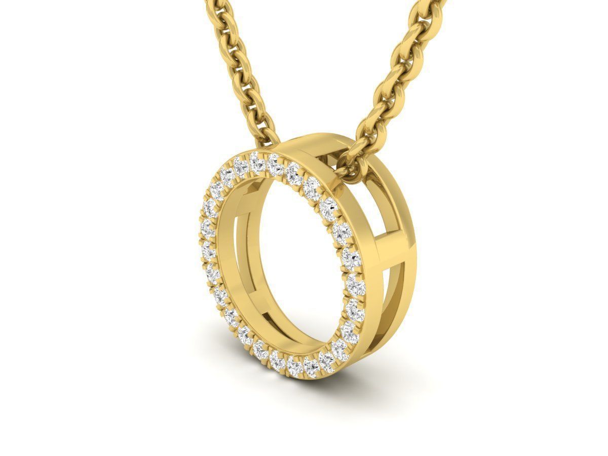 Radiant Silver Eternity Necklace featuring interlocking circles adorned with sparkling stones on a delicate silver chain.