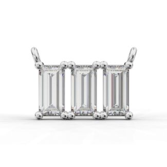 Radiant Rectangular Elegance Pendant featuring a sleek design and a striking rectangular stone set in sterling silver.