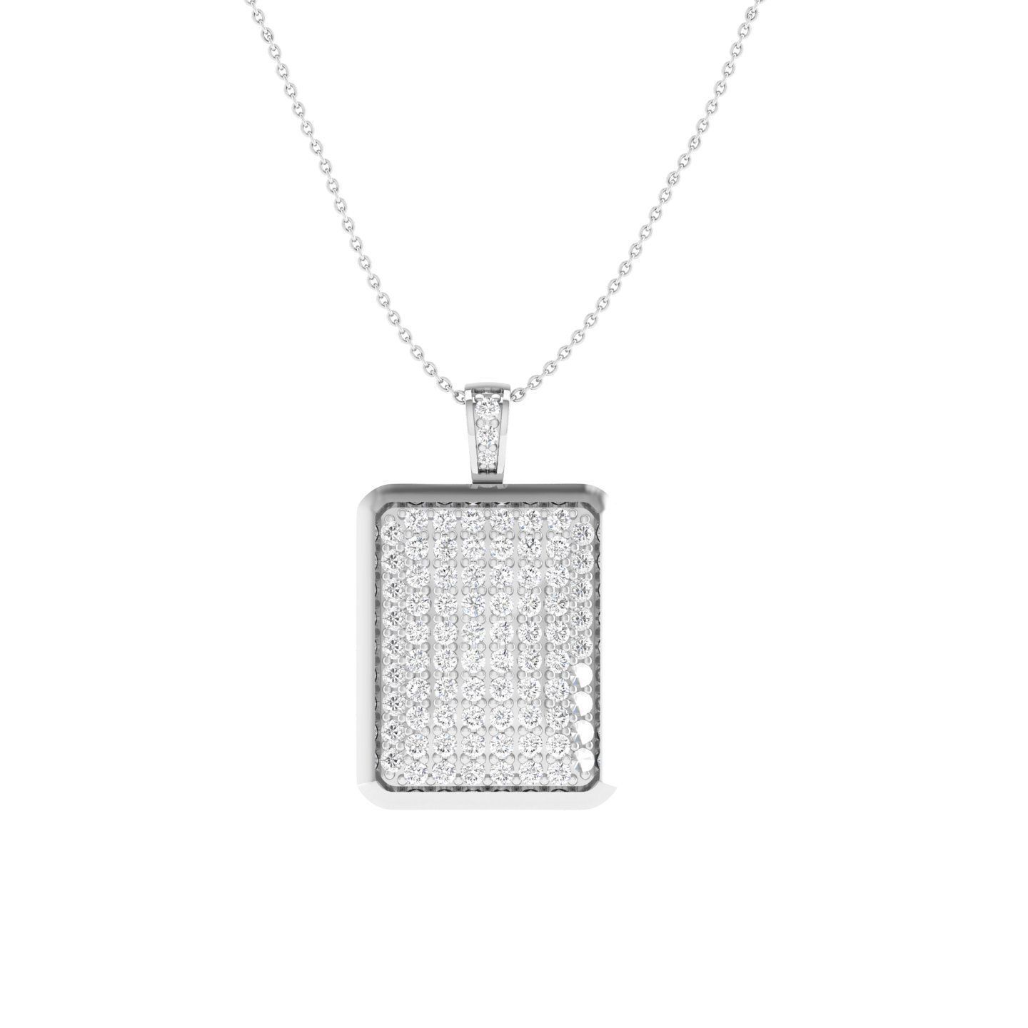 Radiant Sparkle Silver Pendant with dazzling design in recycled Silver 925.