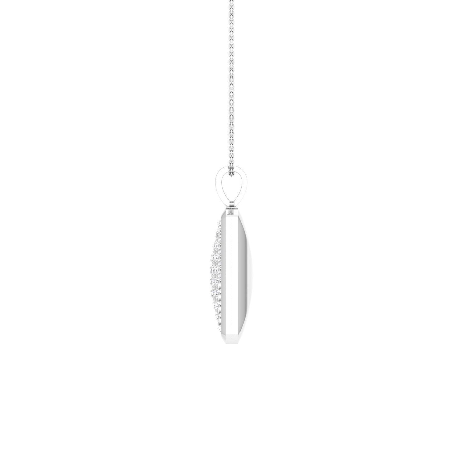 Radiant Sparkle Silver Pendant with dazzling design in recycled Silver 925.