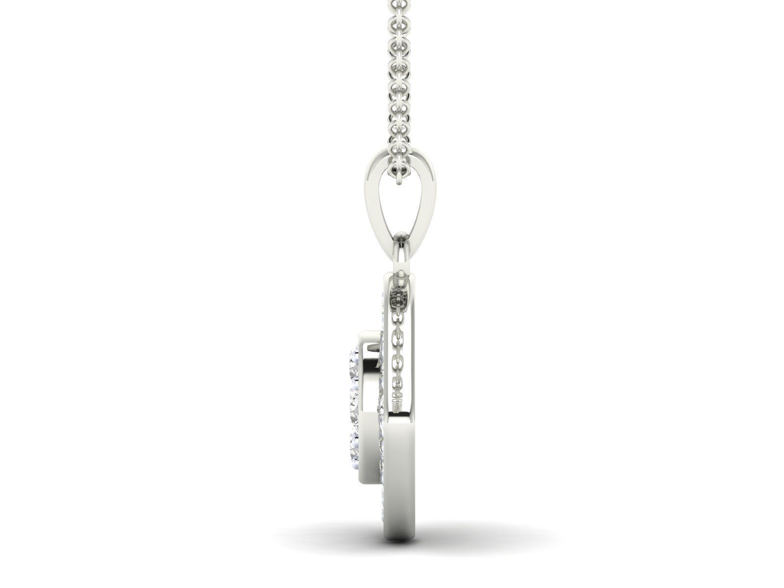 Eye-catching Silver Pendant with a radiant eye design in high-quality Silver 925.