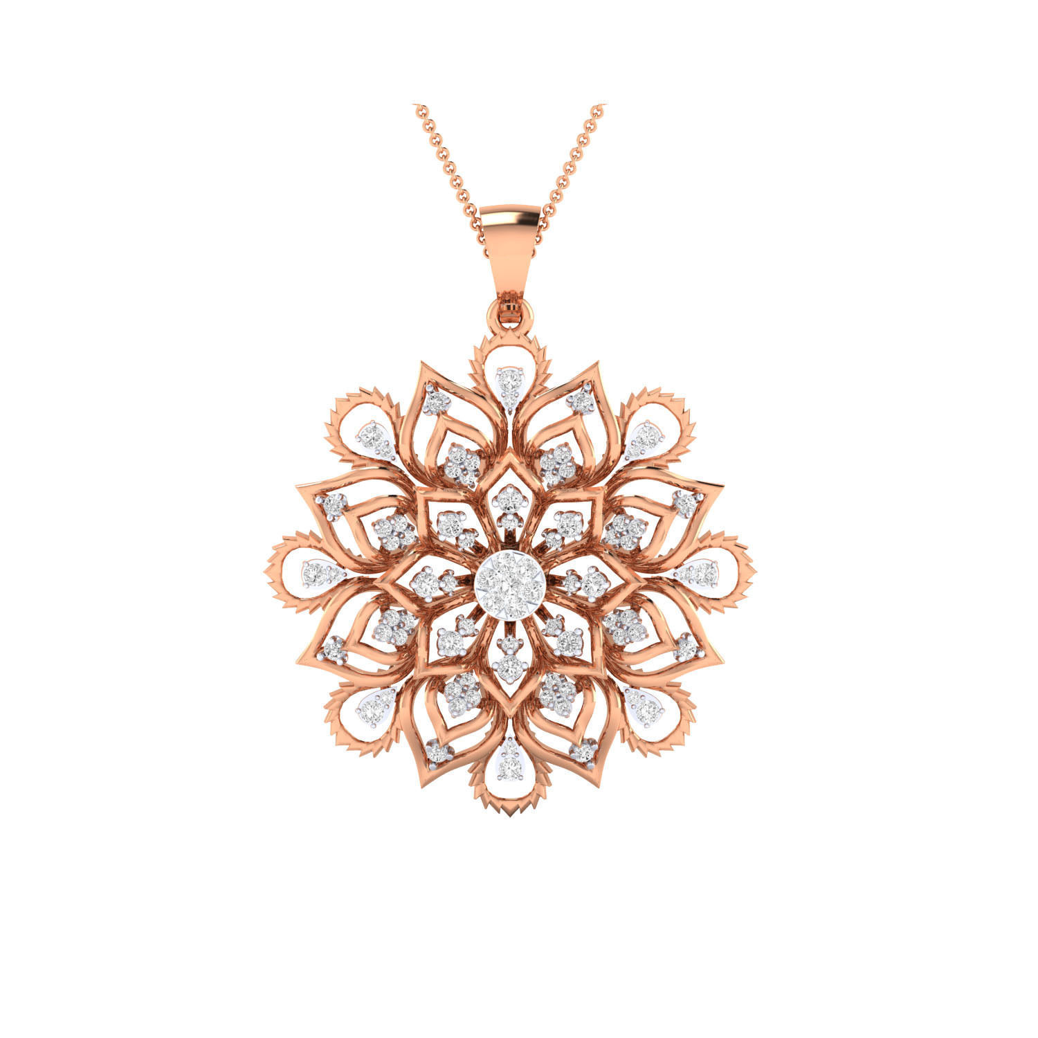 Elegant Floral Silver Pendant featuring a delicate floral design crafted from high-quality silver
