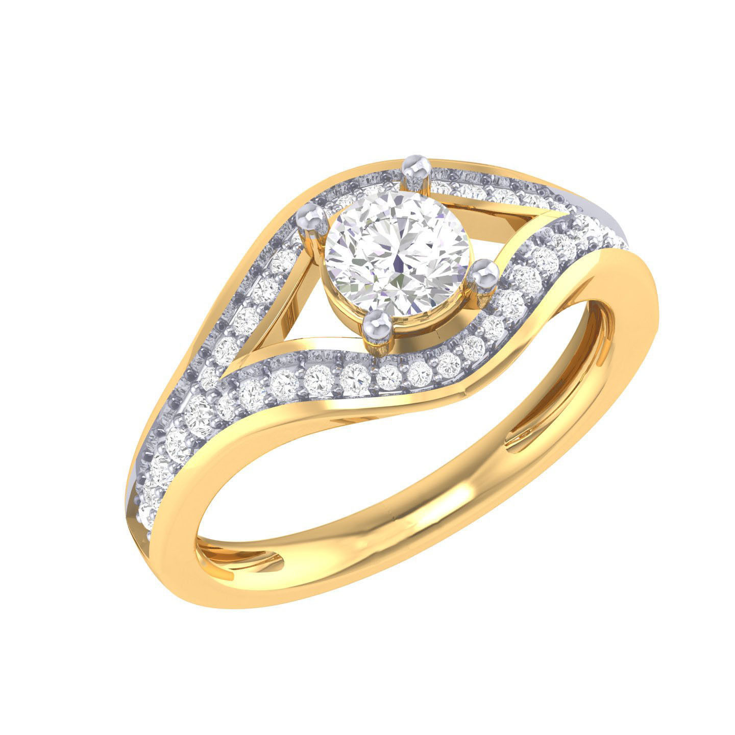 Sparkling Eye Silver Ring with eye-shaped design, crafted from Silver 925, polished finish