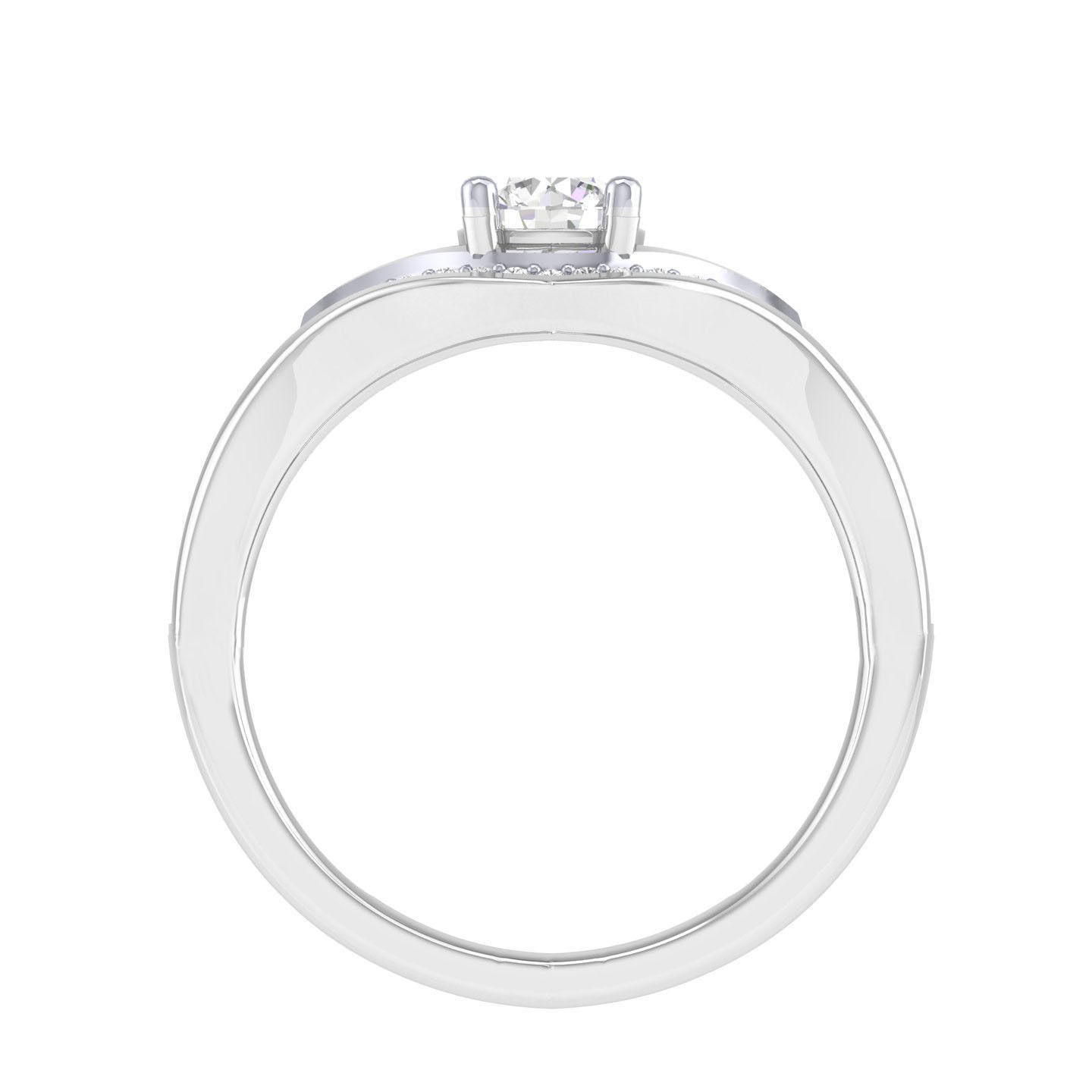 Sparkling Eye Silver Ring with eye-shaped design, crafted from Silver 925, polished finish