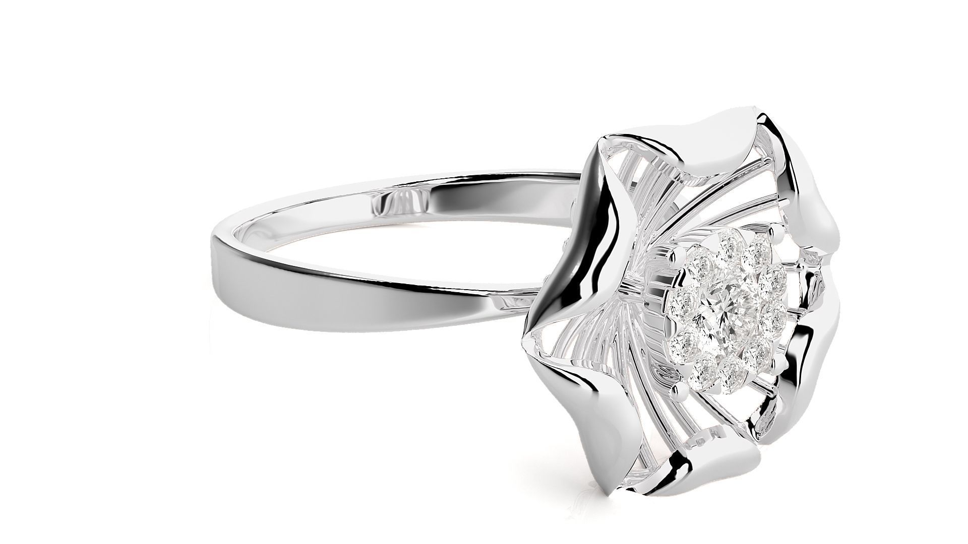 Starlight Solitaire Silver Ring featuring a single sparkling stone set in elegant high-quality silver, perfect for a sophisticated look.