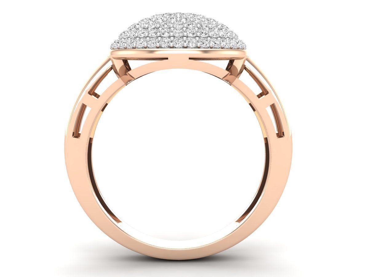 Sparkling Halo Silver Ring with shimmering stones and an elegant halo design in Silver 925.