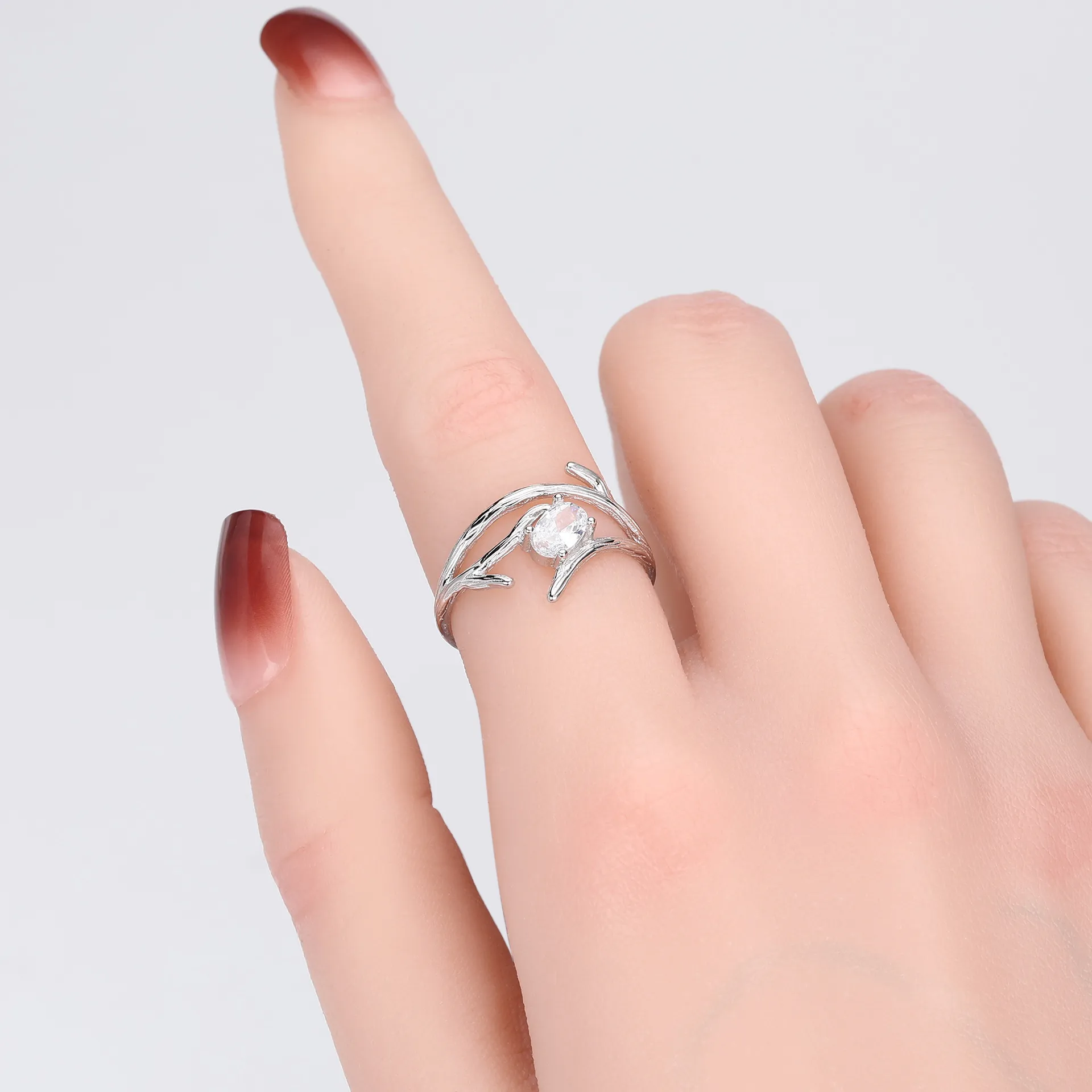 Auric Vine - 16 Wholesale 925 Sterling Silver Auric Vine Ring