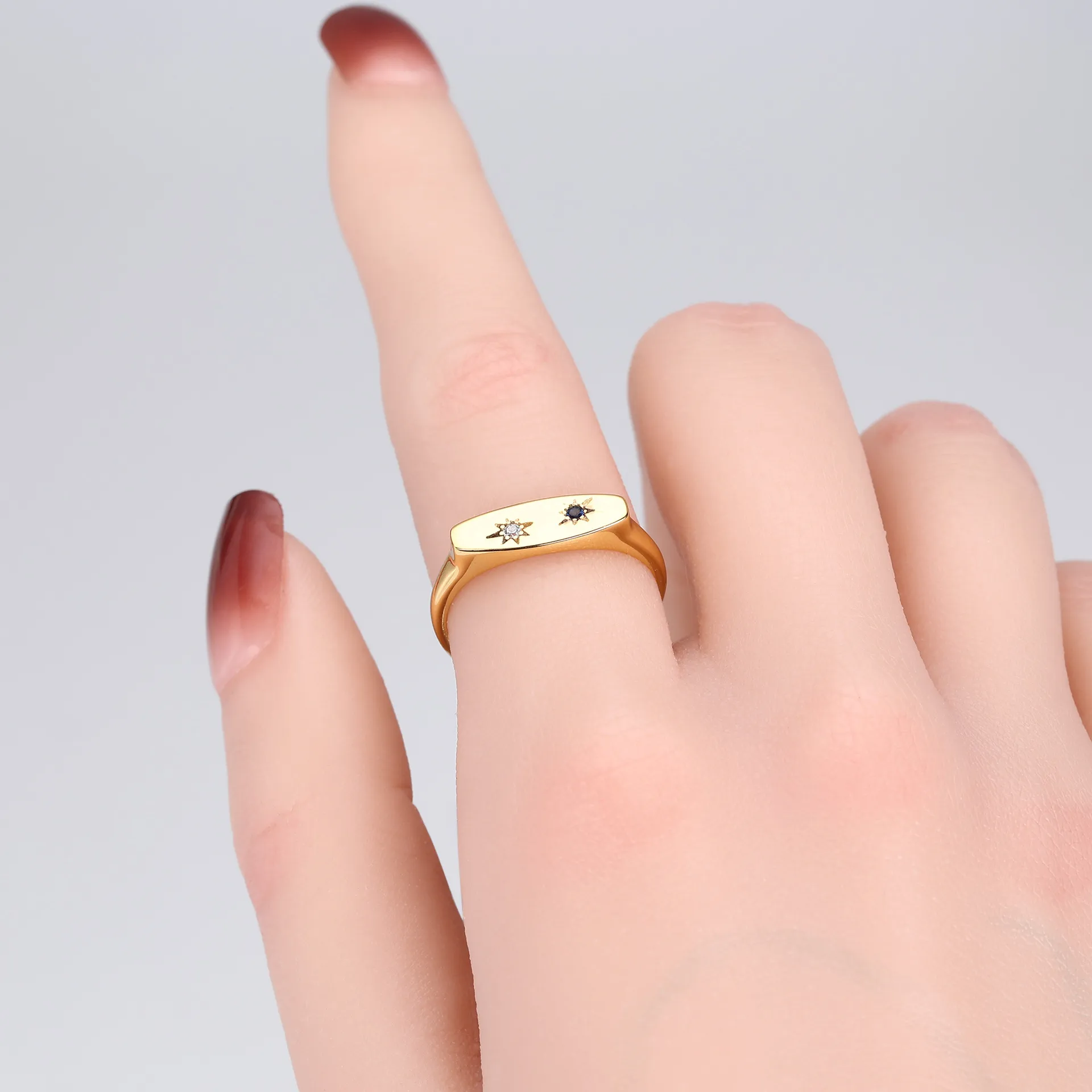 Wholesale 925 Sterling Silver Celestial Horizon Ring