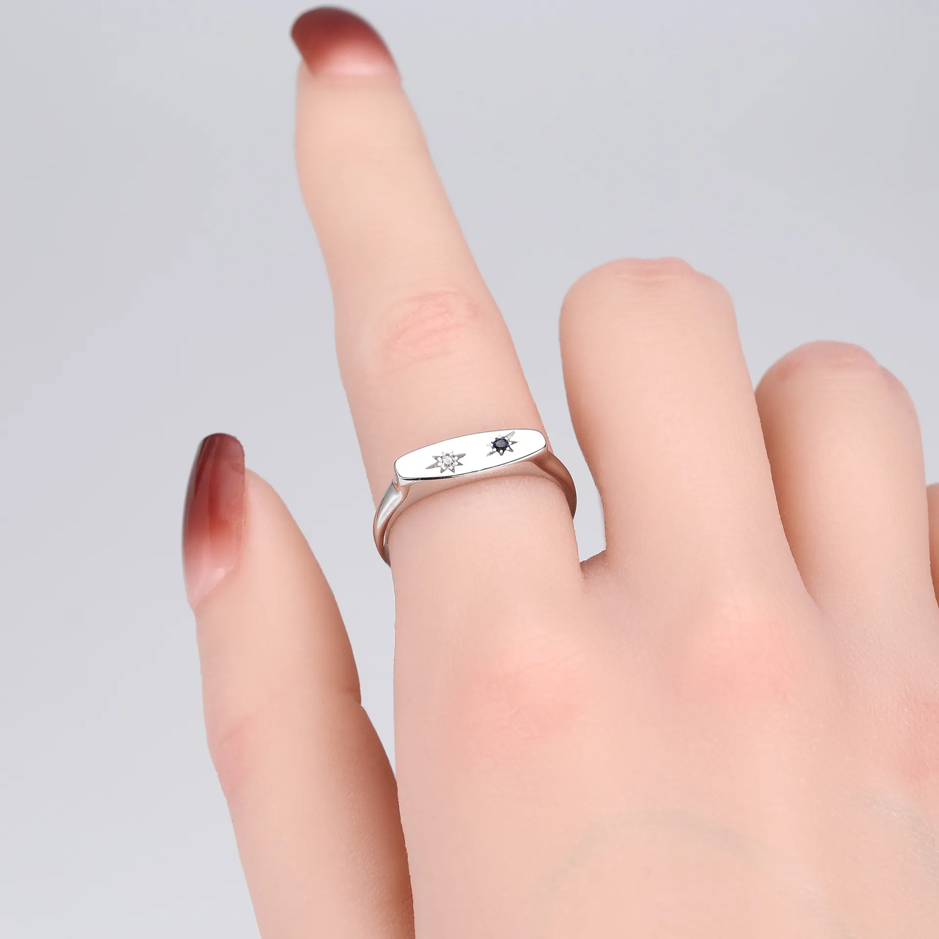 Wholesale 925 Sterling Silver Celestial Horizon Ring