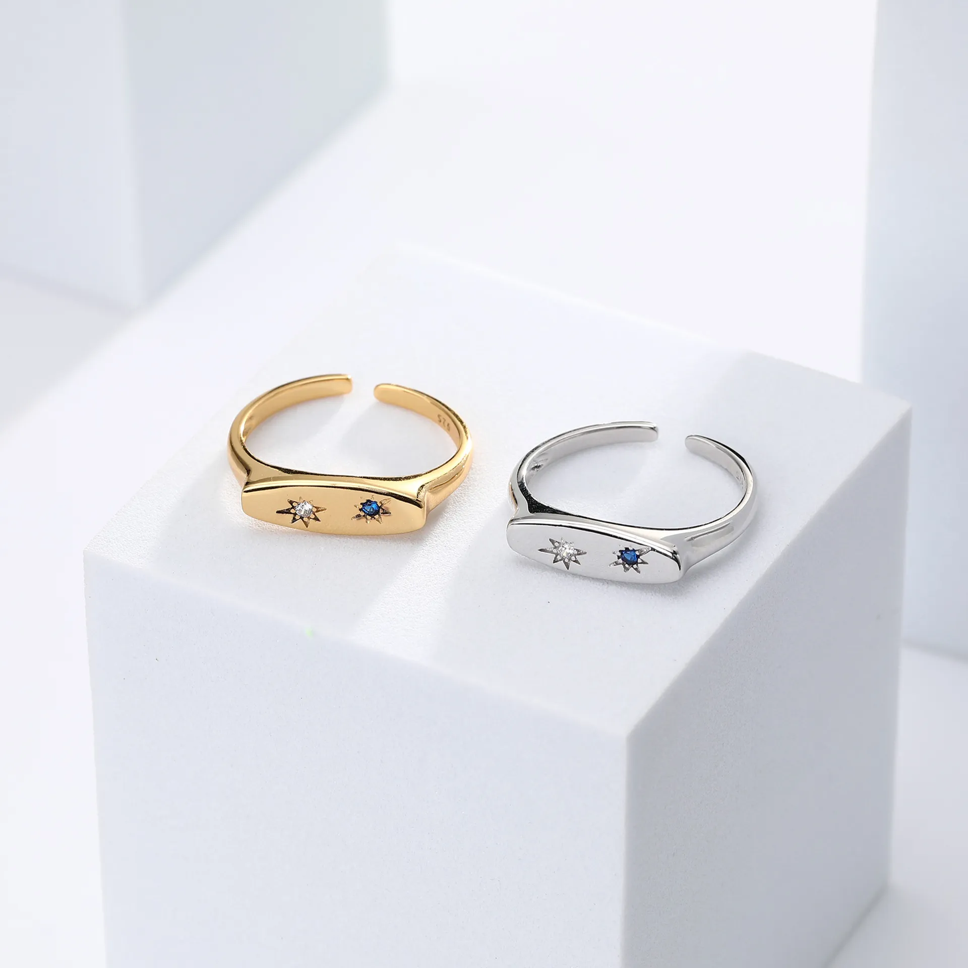 Wholesale 925 Sterling Silver Celestial Horizon Ring